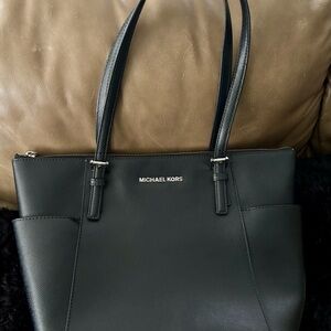 Michael Kors Black Leather Purse